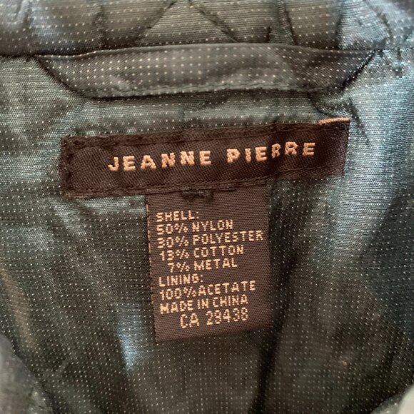 Jeanne Pierre Green Quilted Vest - Picture 5 of 10